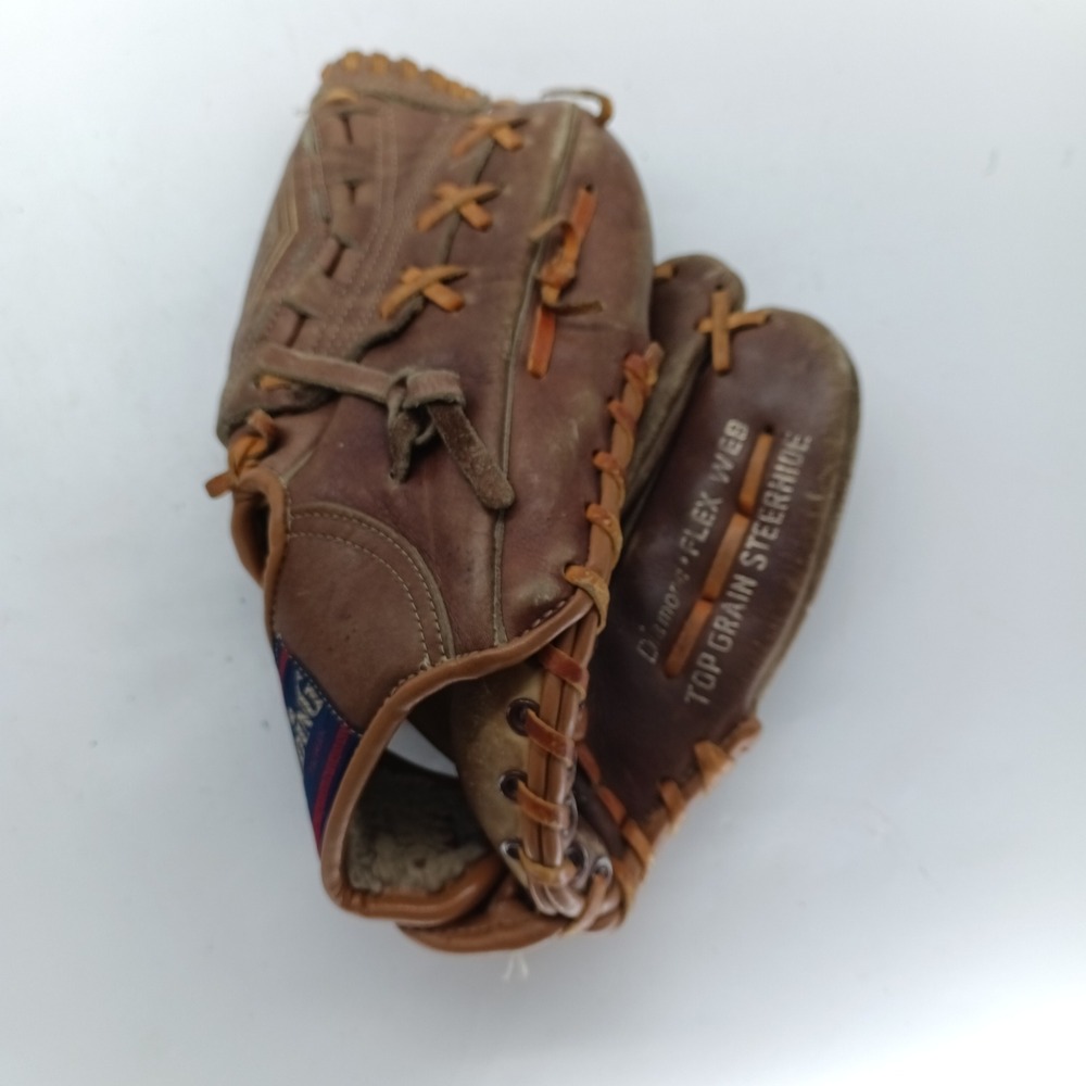 Spalding Diamond Flex Web Baseball Glove Top Grain Steerhide RHT Brown a8
